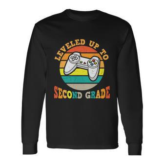 Leveled Up To 2Nd Grade Back To School Long Sleeve T-Shirt - Monsterry AU