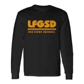 Lfgsd San Diego Baseball Long Sleeve T-Shirt - Monsterry