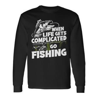 Life Gets Complicated Long Sleeve T-Shirt - Seseable