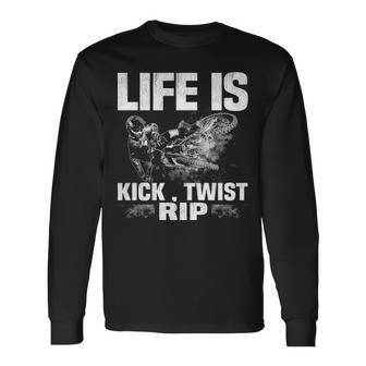 Life Is Kick Long Sleeve T-Shirt - Seseable