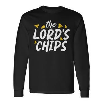 The Lords Chips Snack Food Mexican Nacho Cheese Long Sleeve T-Shirt - Seseable