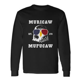 Love America 4Th Of July 2022 Eagle Usa Muricaw Mufucaw Long Sleeve T-Shirt - Monsterry