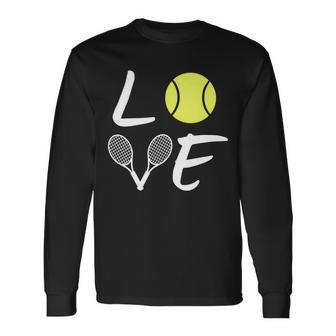 Love Tennis V2 Long Sleeve T-Shirt - Monsterry AU
