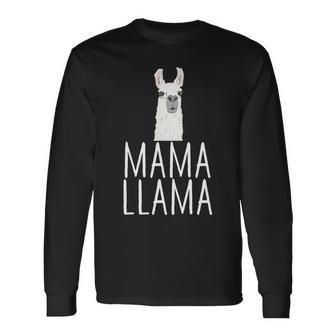 Mama Llama V2 Long Sleeve T-Shirt - Monsterry AU