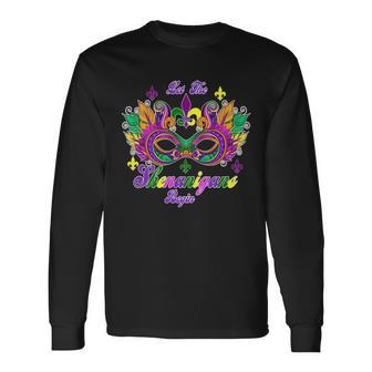 Mardi Gras Shenanigans Long Sleeve T-Shirt - Monsterry