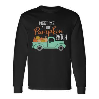 Meet Me At The Pumpkin Patch Long Sleeve T-Shirt - Thegiftio UK
