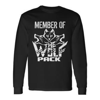 Member Of The Wolf Pack Tshirt Long Sleeve T-Shirt - Monsterry