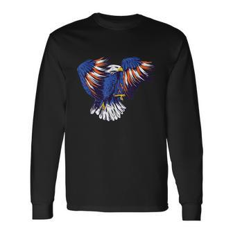 Merica Eagle Mullet 4Th Of July American Flag Cool Long Sleeve T-Shirt - Monsterry