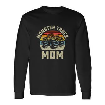 Monster Truck Mom Vintage Retro Style Women Long Sleeve T-Shirt - Monsterry DE