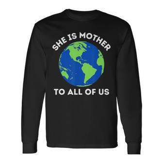 Mother Earth Happy Earth Day Save The Planet Environmental Pullover Long Sleeve Long Sleeve T-Shirt - Thegiftio UK