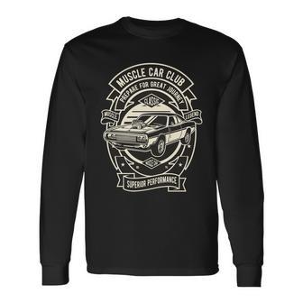 Muscle Car Tshirt Long Sleeve T-Shirt - Monsterry DE