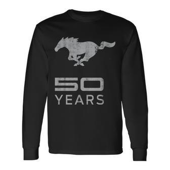 Mustang 50 Years Tshirt Long Sleeve T-Shirt - Monsterry DE