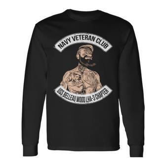 Navy Uss Belleau Wood Lha Long Sleeve T-Shirt - Monsterry DE