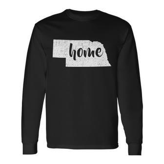 Nebraska Home State Tshirt Long Sleeve T-Shirt - Monsterry DE