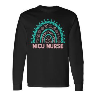 Nicu Nurse Rn Neonatal Intensive Care Nursing Long Sleeve T-Shirt - Seseable