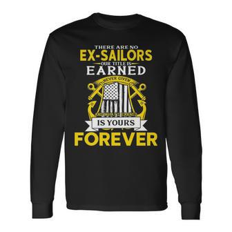 The Are No Ex Sailor Long Sleeve T-Shirt - Monsterry AU