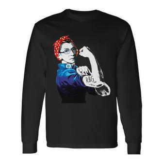 Notorious Rbg Ruth Bader Ginsburg Strong Tshirt Long Sleeve T-Shirt - Monsterry DE