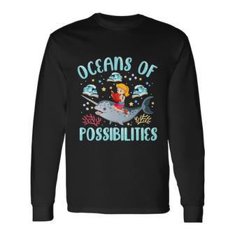 Oceans Of Possibilities Summer Reading 2022 Librarian Long Sleeve T-Shirt - Monsterry UK