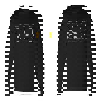 Optimist Pessimist Realist I Need A Beer Tshirt Long Sleeve T-Shirt - Monsterry