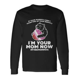 Parents Accepting Im Your Mom Now Bear Hug Lgbt Gay Pride V2 Long Sleeve T-Shirt - Thegiftio UK