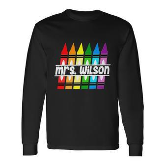 Personalized Name Black To School Teacher Long Sleeve T-Shirt - Monsterry