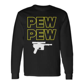 Pew Pew V4 Long Sleeve T-Shirt - Monsterry