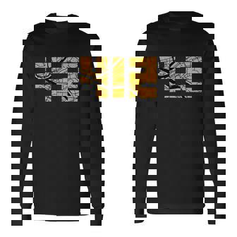 Pittsburgh 412 Map V2 Long Sleeve T-Shirt - Thegiftio UK