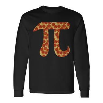 Pizza Pi Long Sleeve T-Shirt - Monsterry