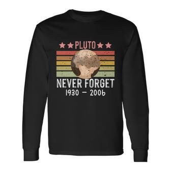 Pluto Never Forget V3 Long Sleeve T-Shirt - Monsterry UK