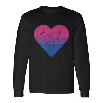 Pocket Lgbt Flag Gay Pride Rainbow Heart Lgbt Long Sleeve T-Shirt - Monsterry AU