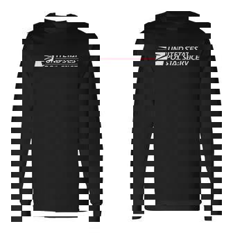 Postal United States Service V2 Men Women Long Sleeve T-Shirt T-shirt Graphic Print - Thegiftio