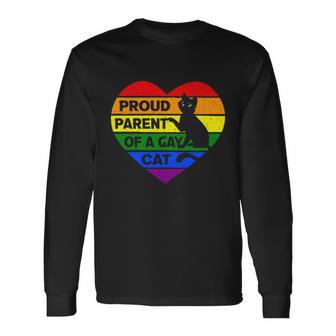 Pride Month Proud Parent Of A Gay Lgbt Long Sleeve T-Shirt - Monsterry