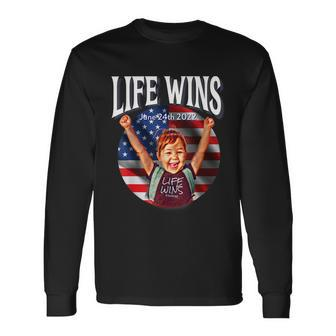 Pro Life Movement Right To Life Pro Life Advocate Victory V2 Long Sleeve T-Shirt - Monsterry DE