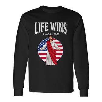 Pro Life Movement Right To Life Pro Life Advocate Victory V5 Long Sleeve T-Shirt - Monsterry UK