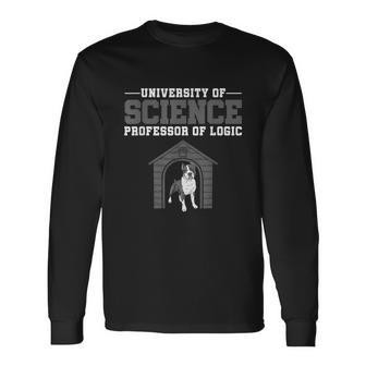 Professor Of Logic At The University Of Science Syllogistic Tshirt Long Sleeve T-Shirt - Monsterry DE