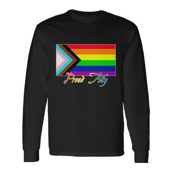 Proud Ally Vintage Long Sleeve T-Shirt - Monsterry CA