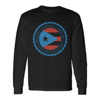 Puerto Rico Seal Tshirt Long Sleeve T-Shirt - Monsterry AU