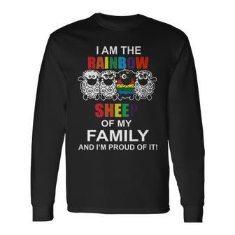 Im The Rainbow Sheep Of My Family&Im Proud Of It Long Sleeve T-Shirt - Thegiftio UK