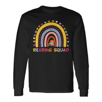 Reading Squad Love Reading Book Lovers Long Sleeve T-Shirt - Thegiftio UK