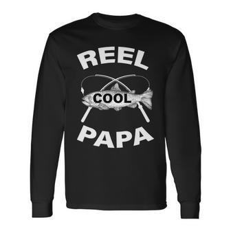 Reel Cool Papa Tshirt Long Sleeve T-Shirt - Monsterry AU
