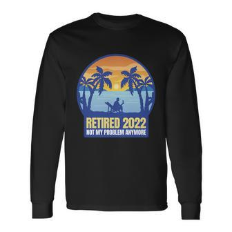 Retired 2022 Tshirt V2 Long Sleeve T-Shirt - Monsterry AU