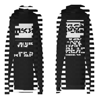 Retirement Date Work Release Jail Prison Personalize Long Sleeve T-Shirt - Thegiftio