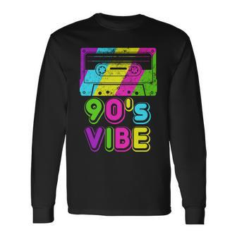 Retro 90S Vibe Vintage Tshirt Long Sleeve T-Shirt - Monsterry AU