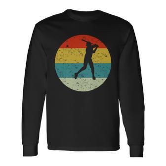 Retro Vintage Baseball Long Sleeve T-Shirt - Monsterry UK