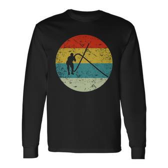 Retro Vintage Battle Ropes Long Sleeve T-Shirt - Monsterry UK