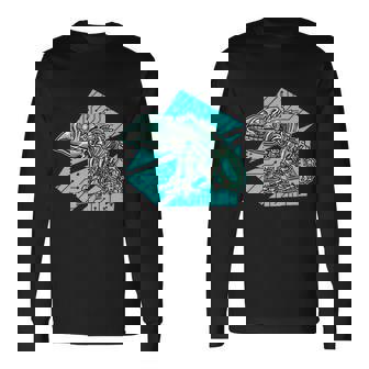 Robotic Chameleon For Reptile Lovers Lizard Lovers Long Sleeve T-Shirt - Monsterry