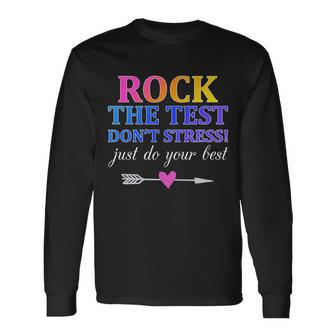 Rock The Test Long Sleeve T-Shirt - Thegiftio UK