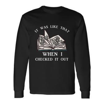 School Library For Librarian Tshirt Long Sleeve T-Shirt - Monsterry UK