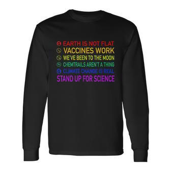 Science Is Real 8 Billion Trees Tshirt Long Sleeve T-Shirt - Monsterry UK