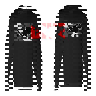 Scuba Dive Logo Long Sleeve T-Shirt - Monsterry